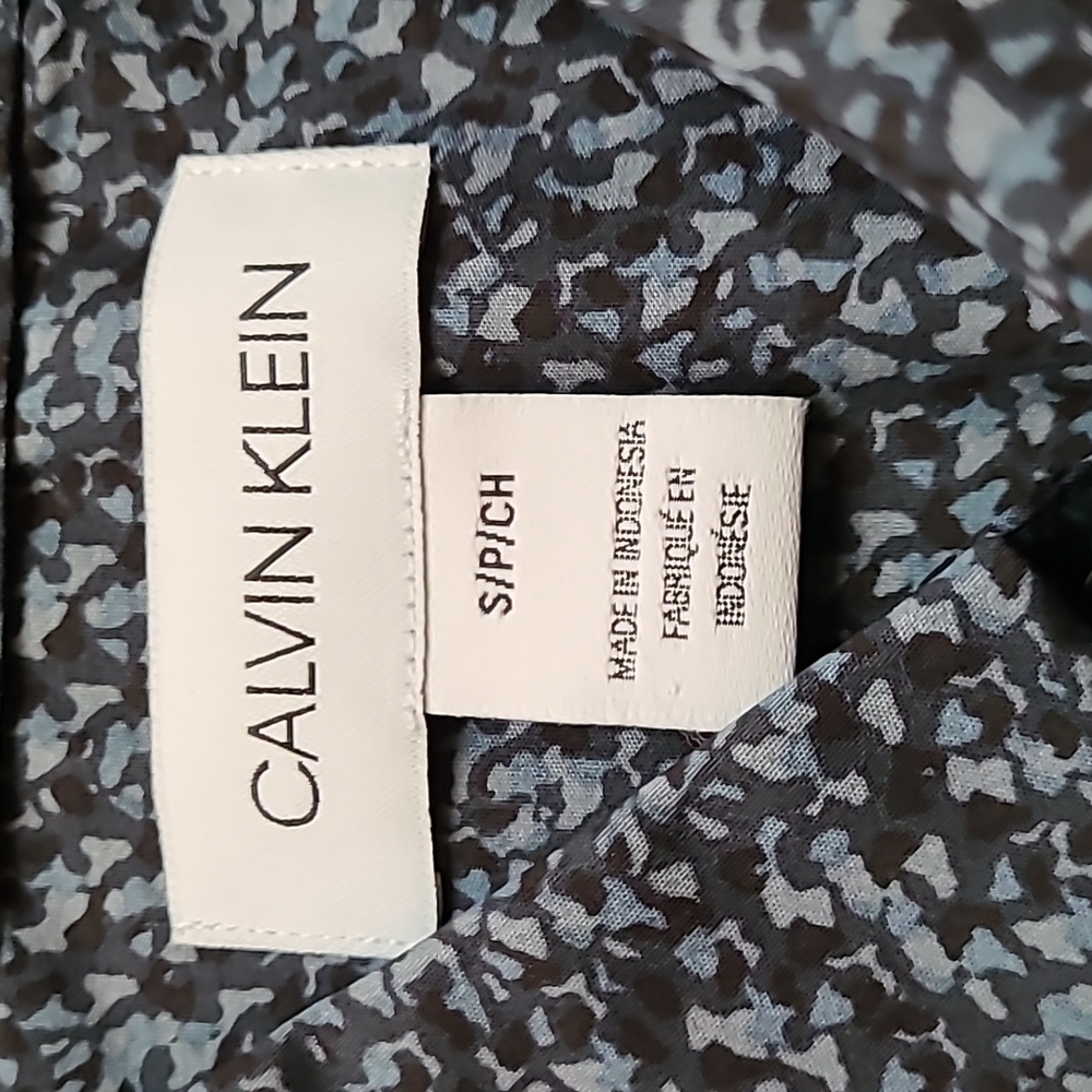 Calvin Klein stretch cotton long-sleeve dress shirt - Picture 2 of 14